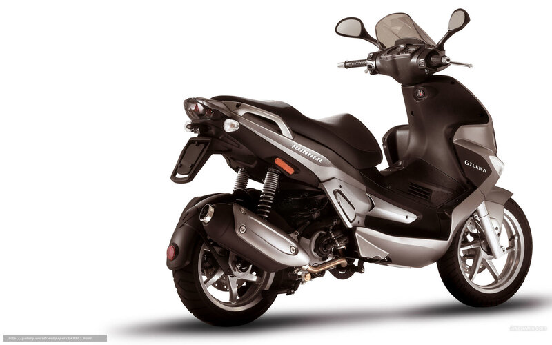 Black and Silver Scooter — Neutral, Photograph