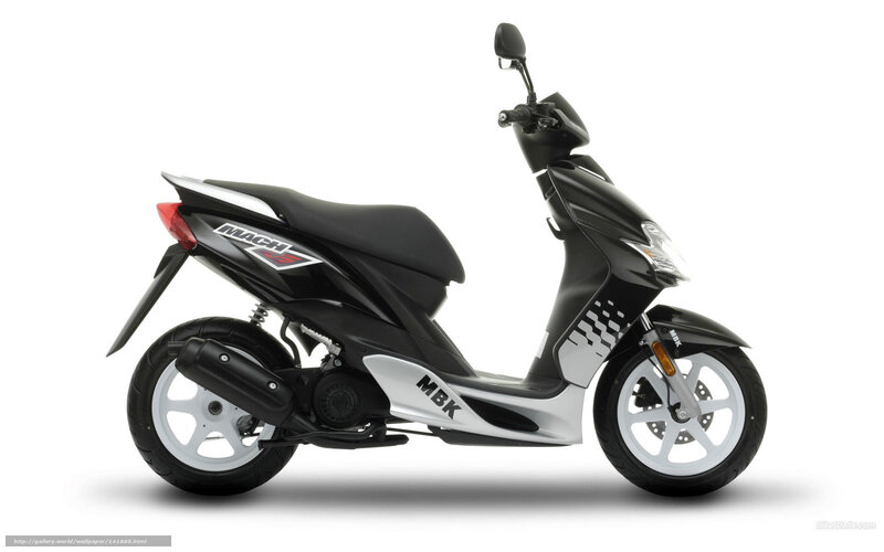 black and silver scooter