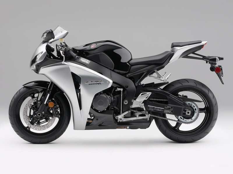 black and silver sport motorcycle