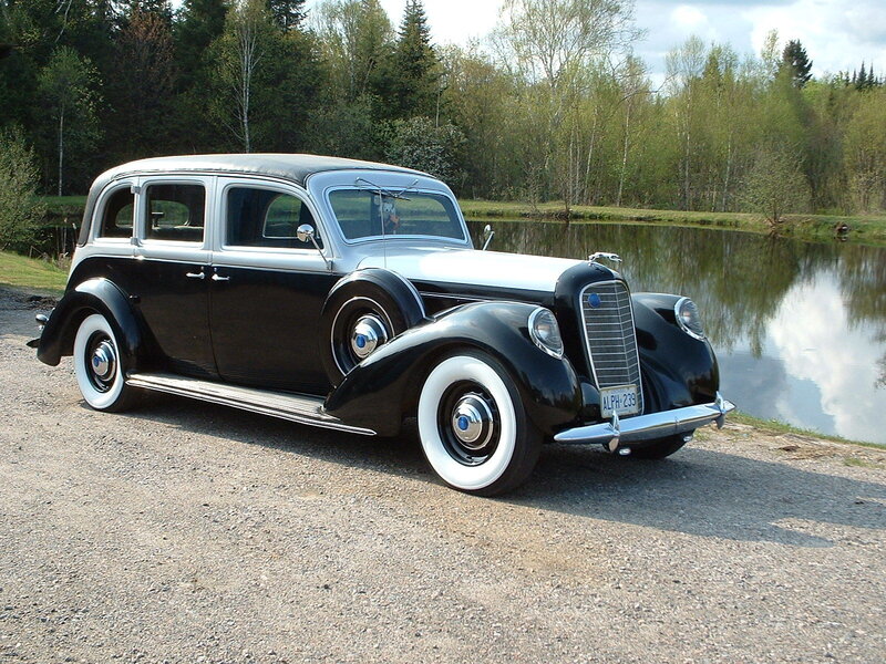 Black and Silver Vintage Car