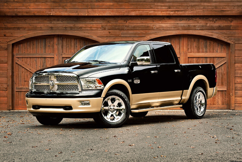 Black and Tan Pickup Truck — Calm