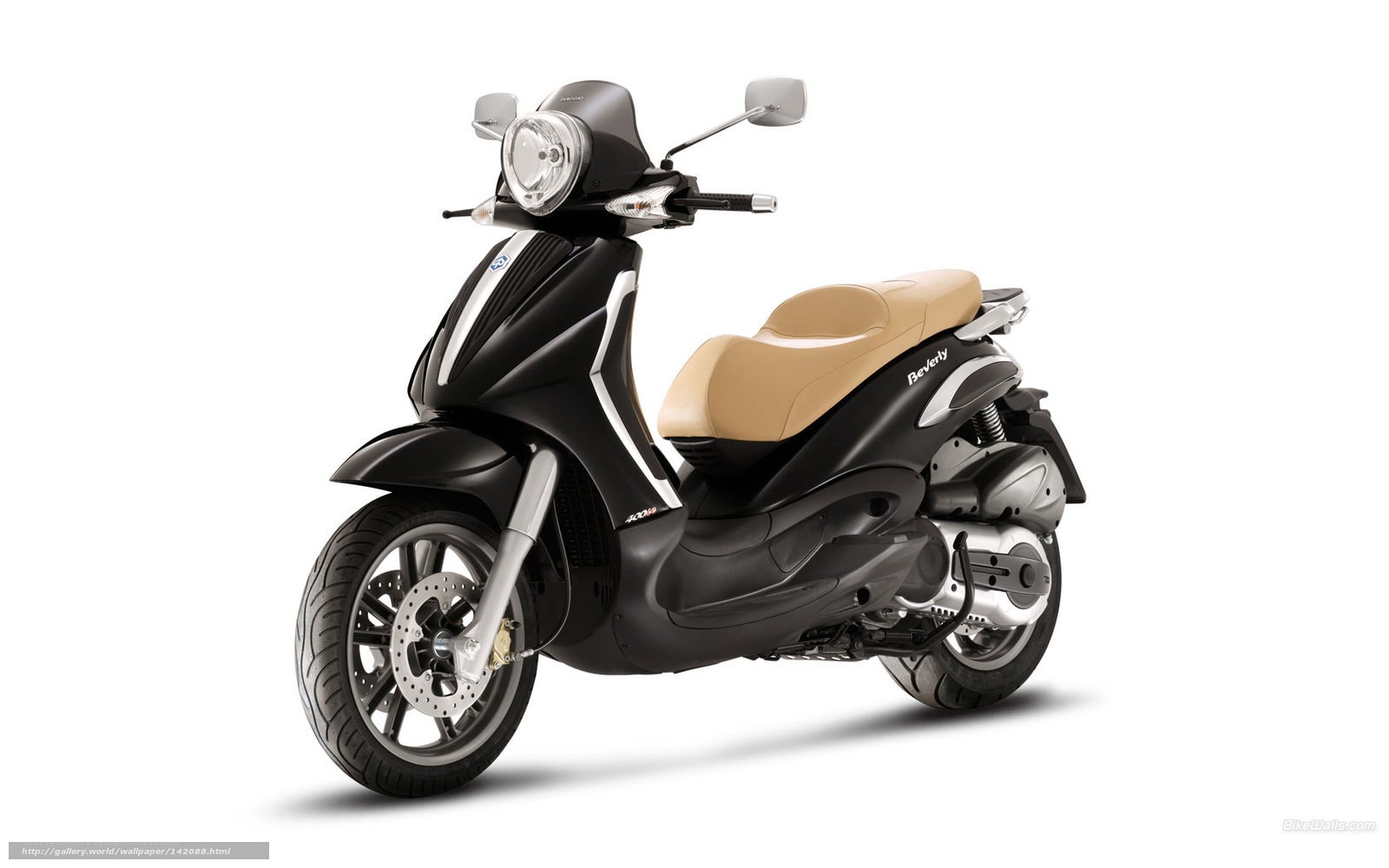 Black and tan scooter