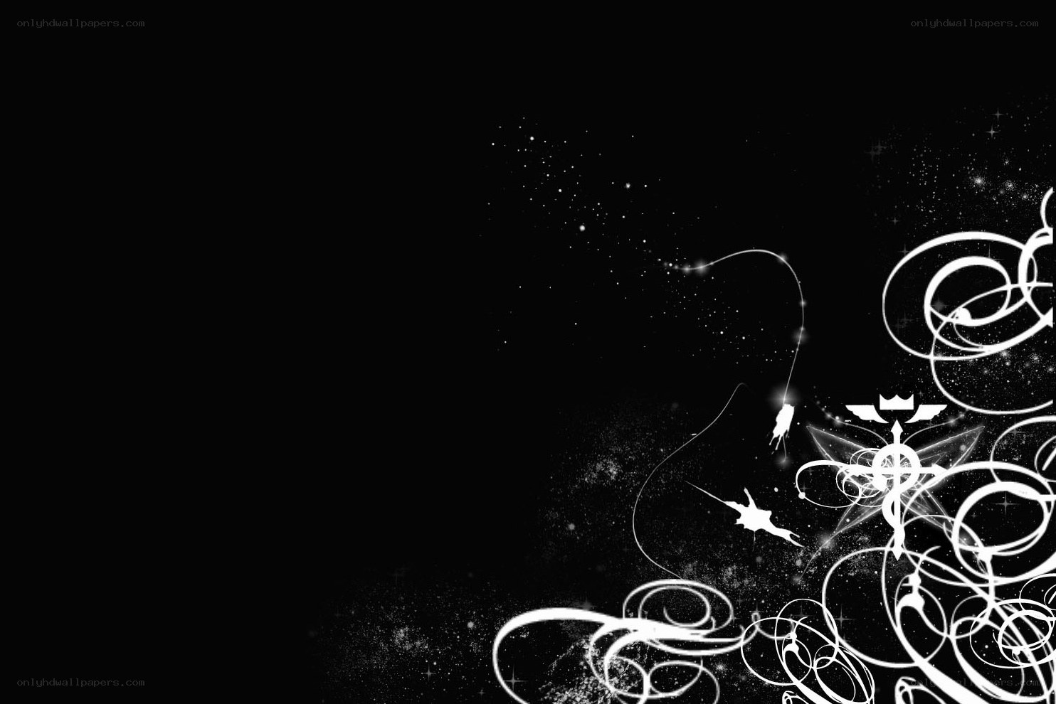 black and white abstract art