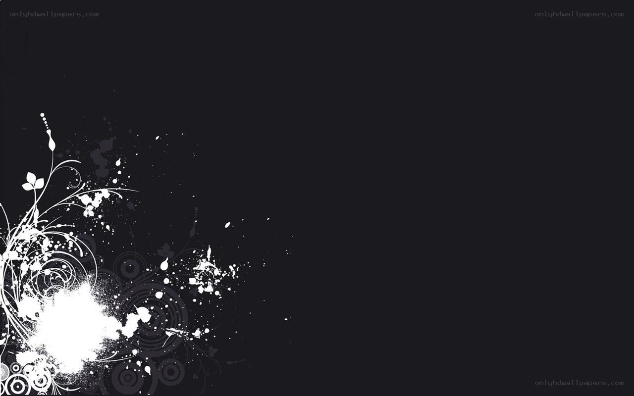 black and white abstract design