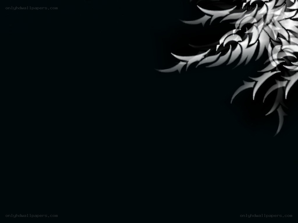black and white abstract design