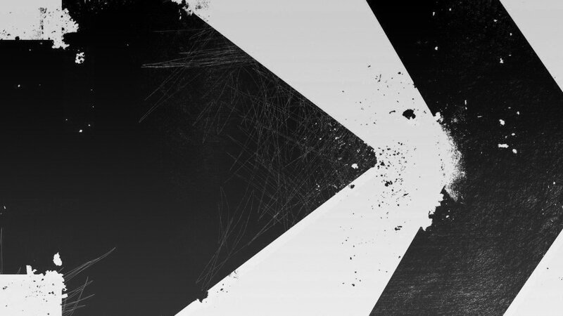 Black and White Abstract Design — Dramatic