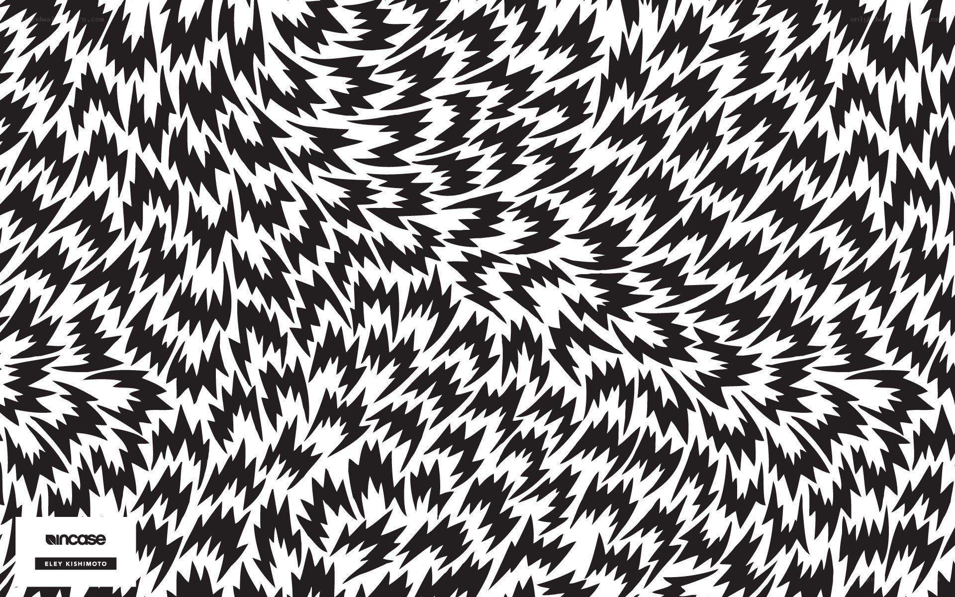 black and white abstract pattern