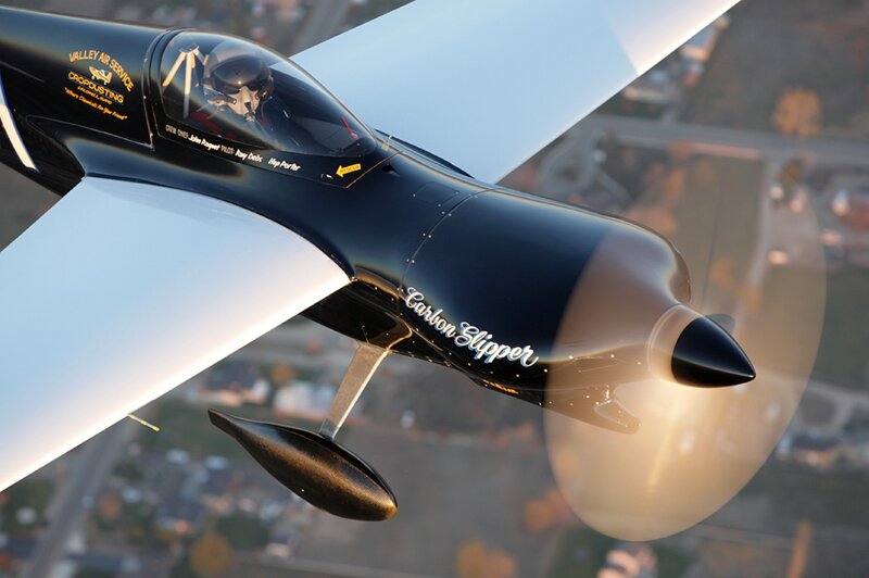 Black and White Airplane