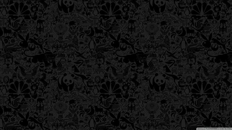 black and white animal pattern