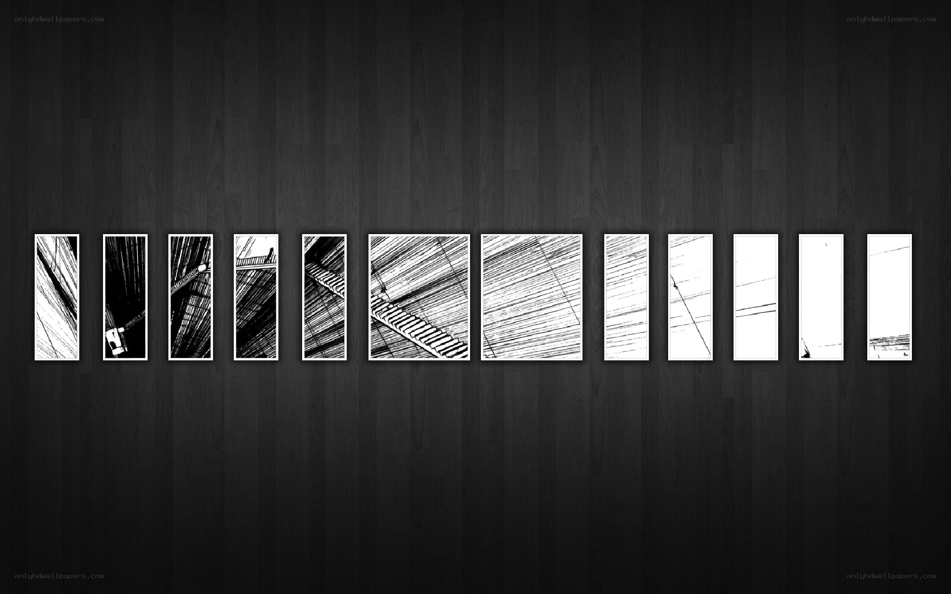 black and white architectural sketches