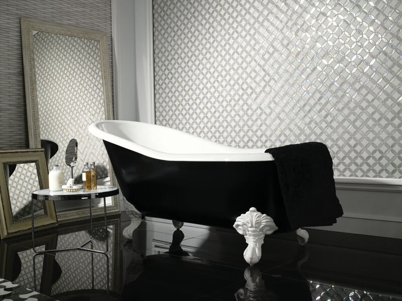 Black and White Bathtub