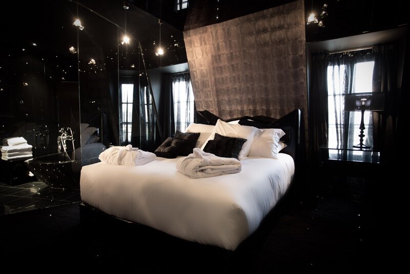 Black and White Bedroom