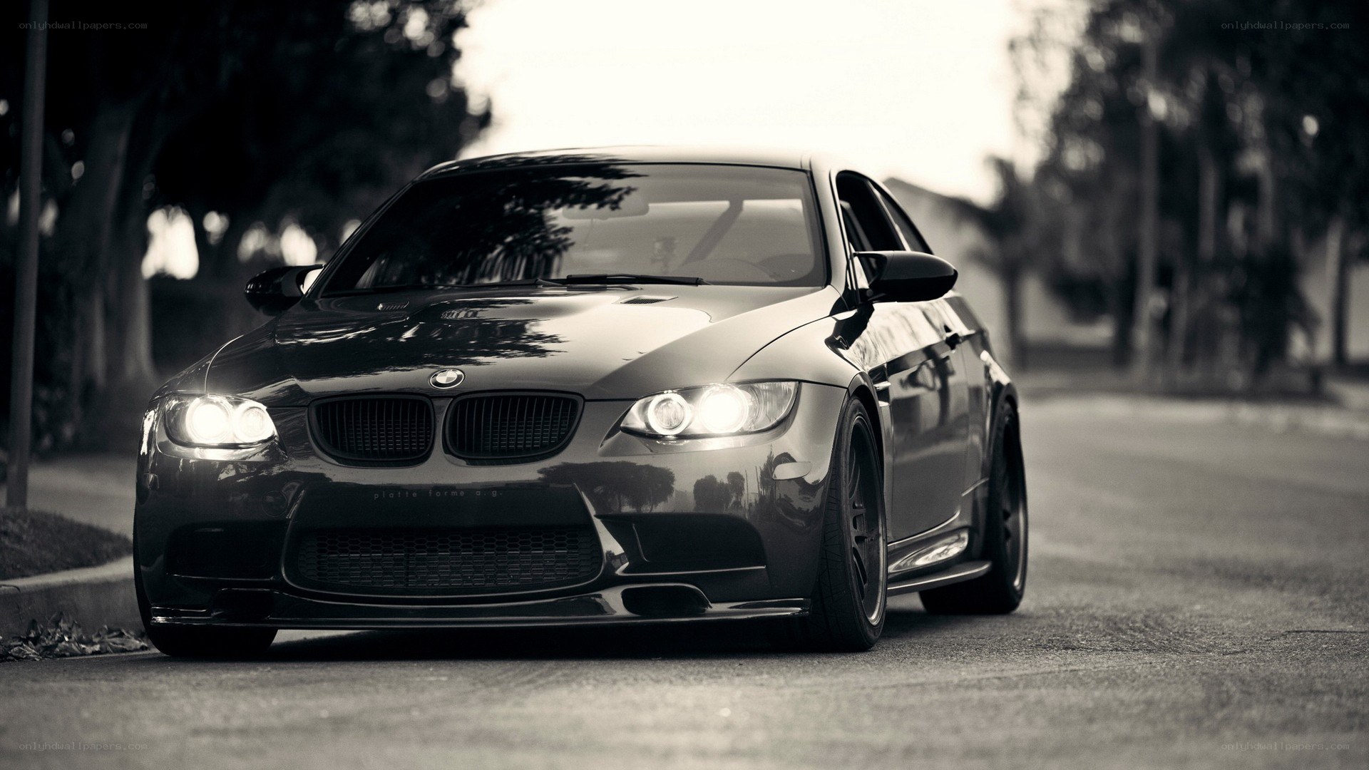 black and white bmw m3