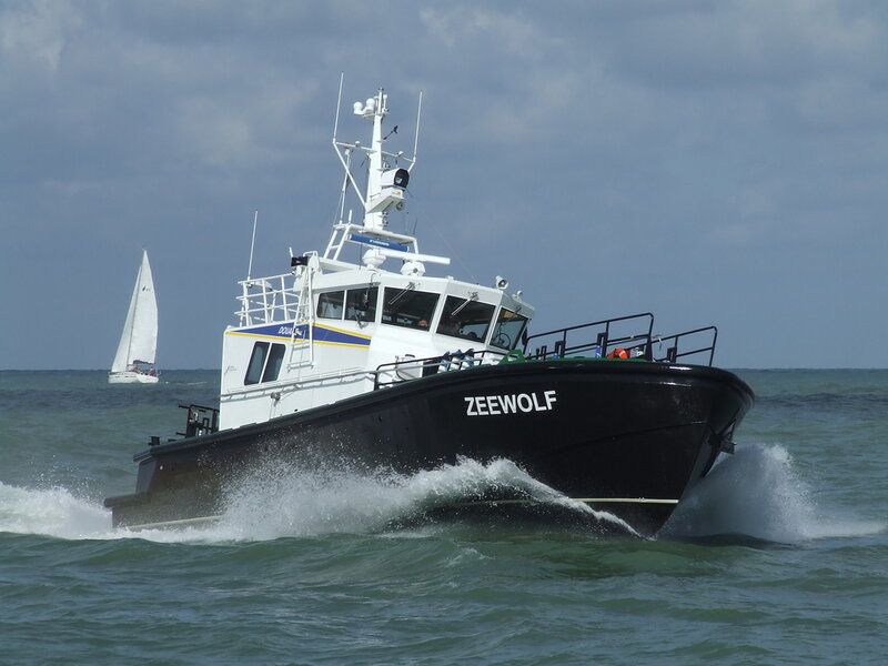Black and White Boat
