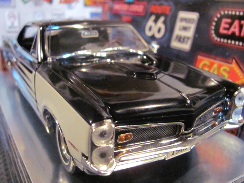 Black and White Car Model