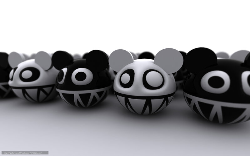 black and white cartoon characters