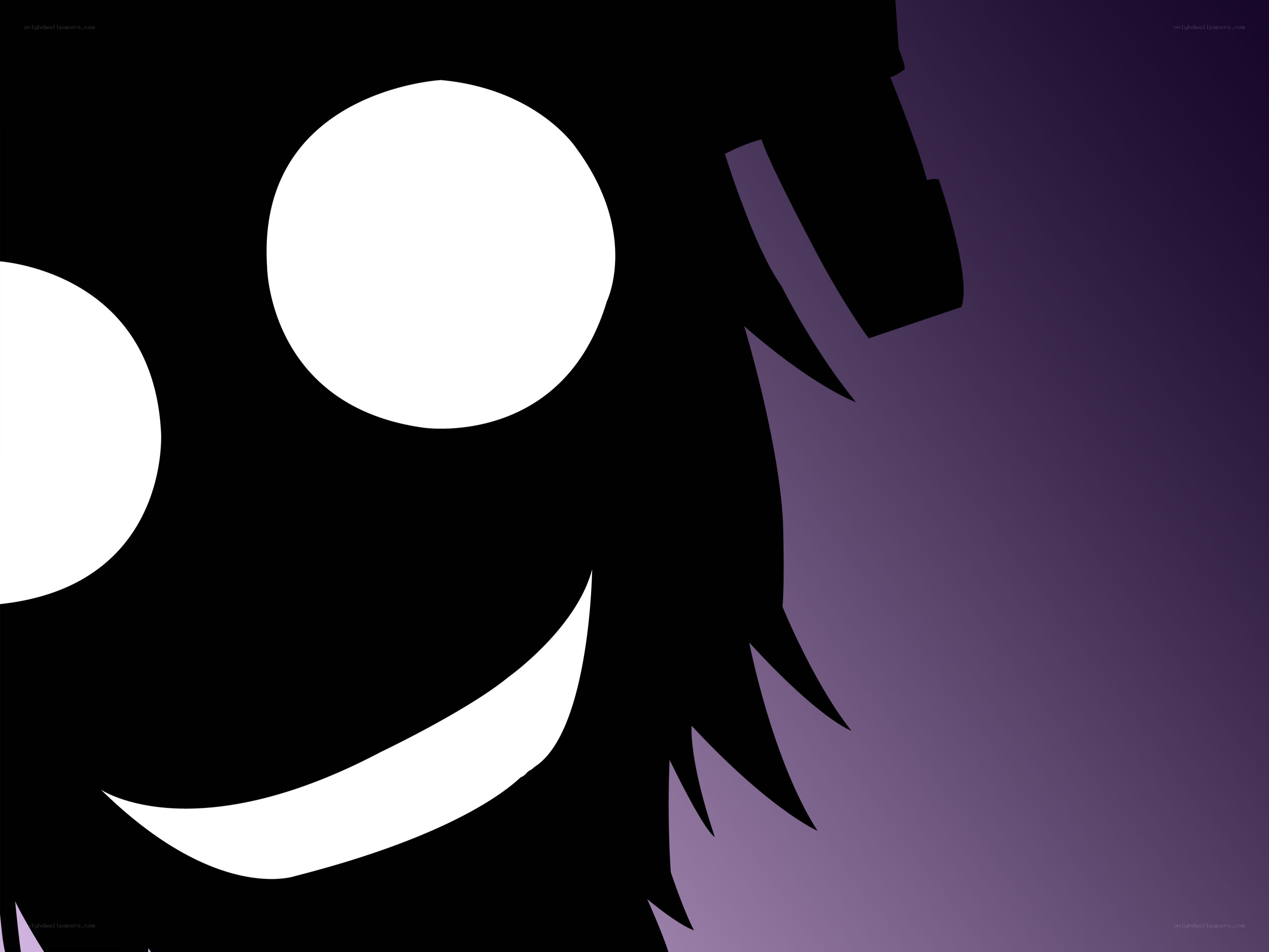 black and white cartoon face