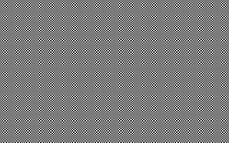 Black and White Checkerboard — Abstract