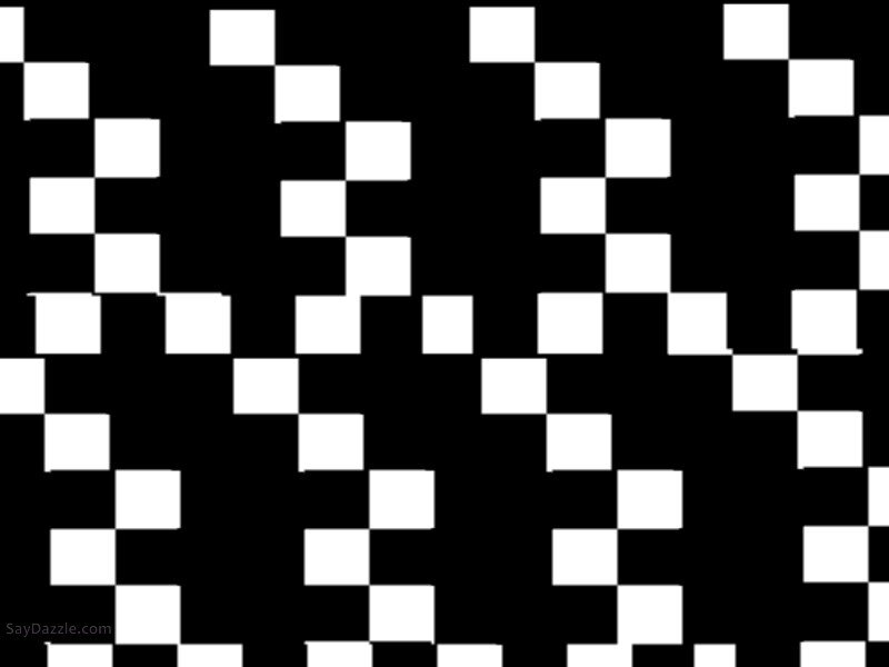 Black and White Checkerboard — Neutral