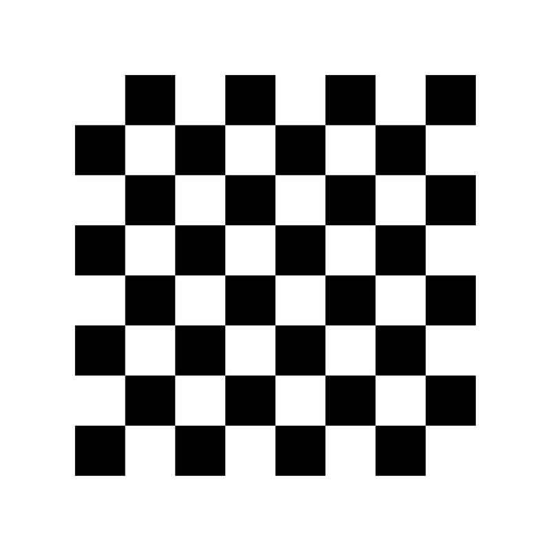 black and white checkerboard