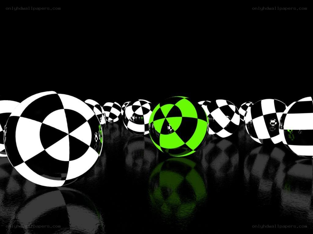 black and white checkered balls