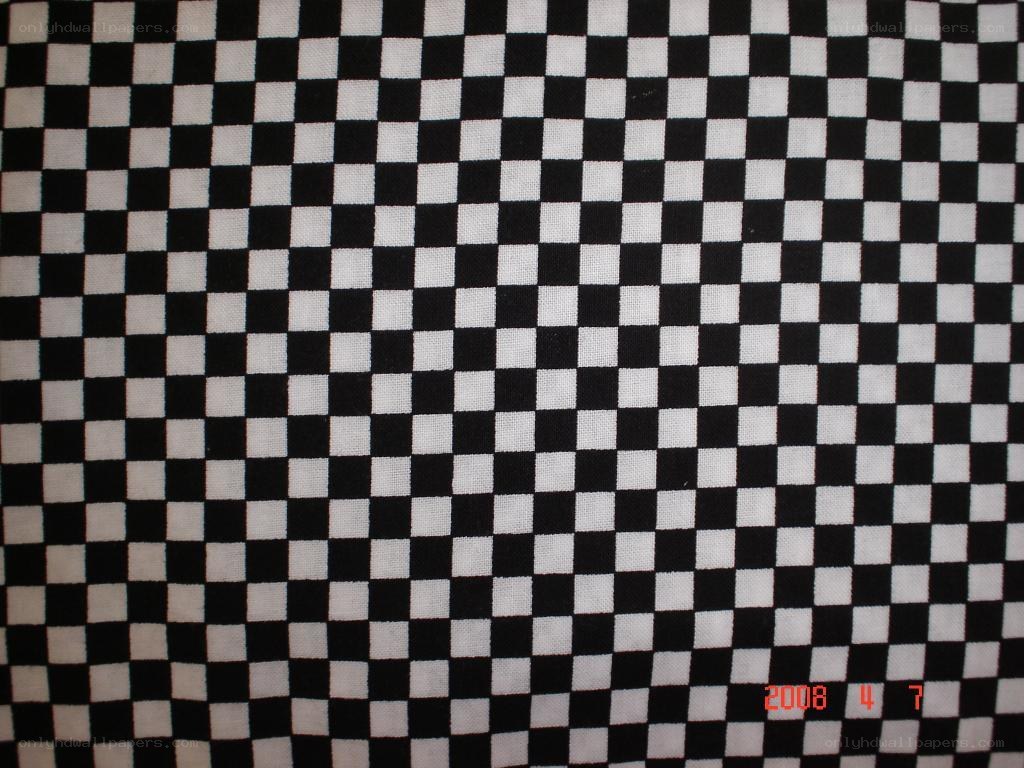 black and white checkered fabric