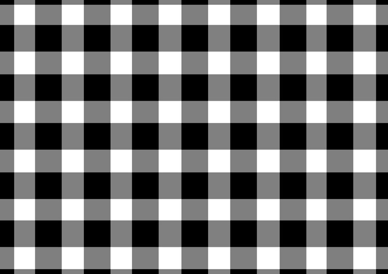 black and white checkered pattern