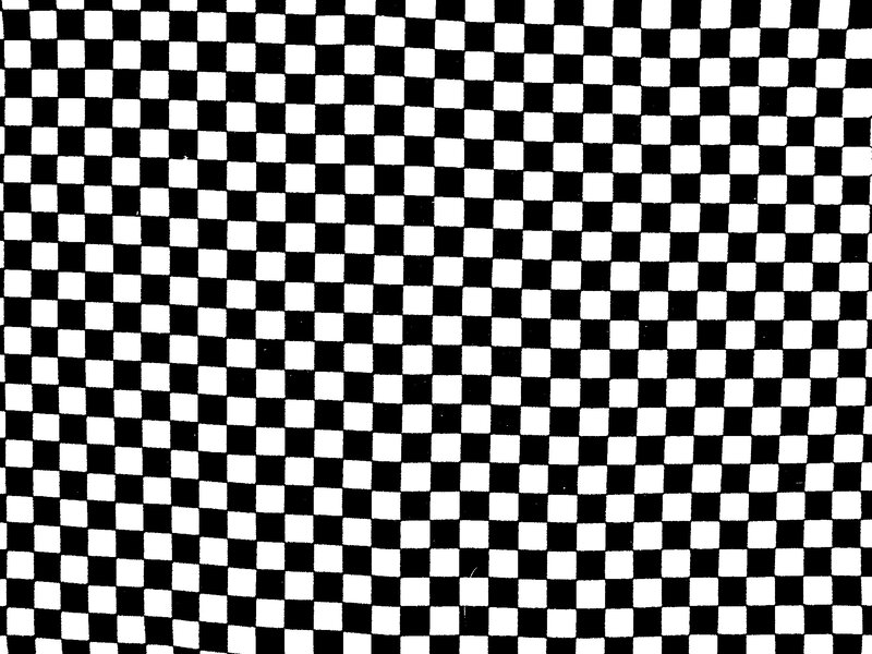 black and white checkered pattern