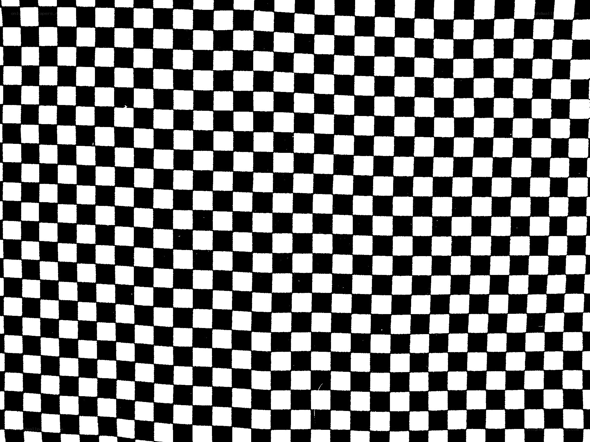 black and white checkered pattern