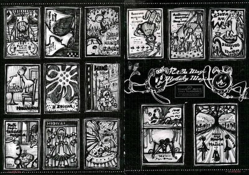 Black-and-white Comic Panels