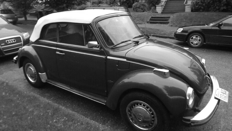 Black and White Convertible Car — Calm