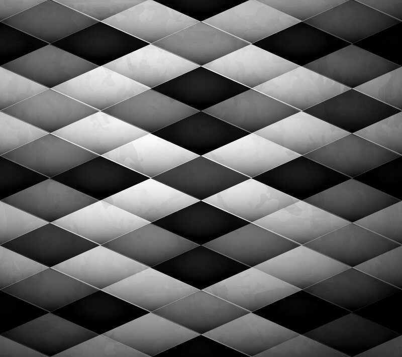 Black and White Diamond Pattern