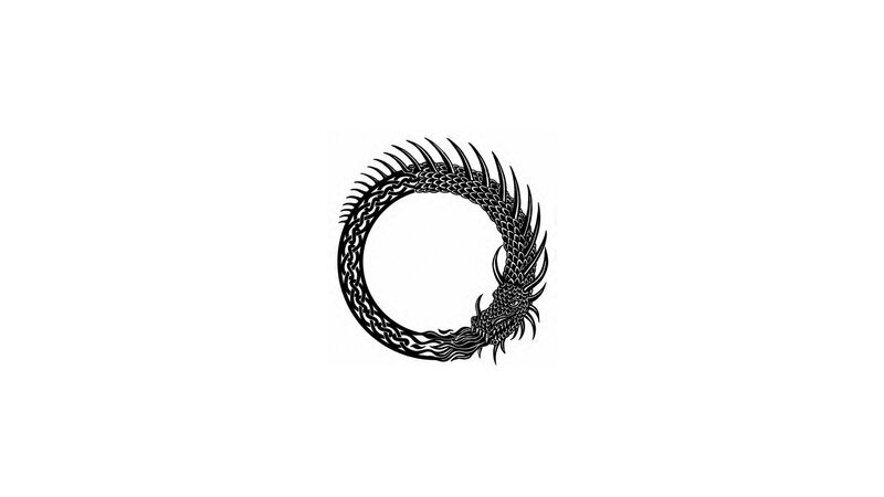 Black and White Dragon — Mythical