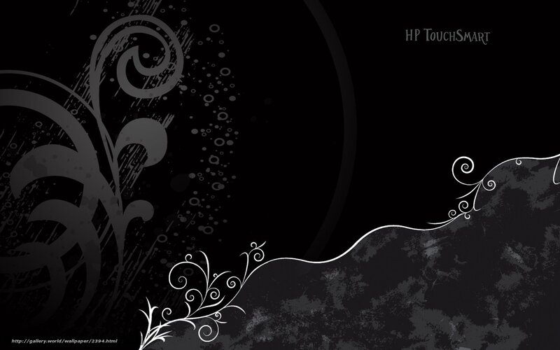 black and white floral design
