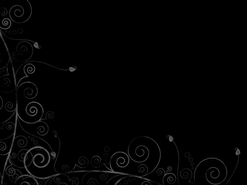 Black and White Floral Pattern — Minimalist