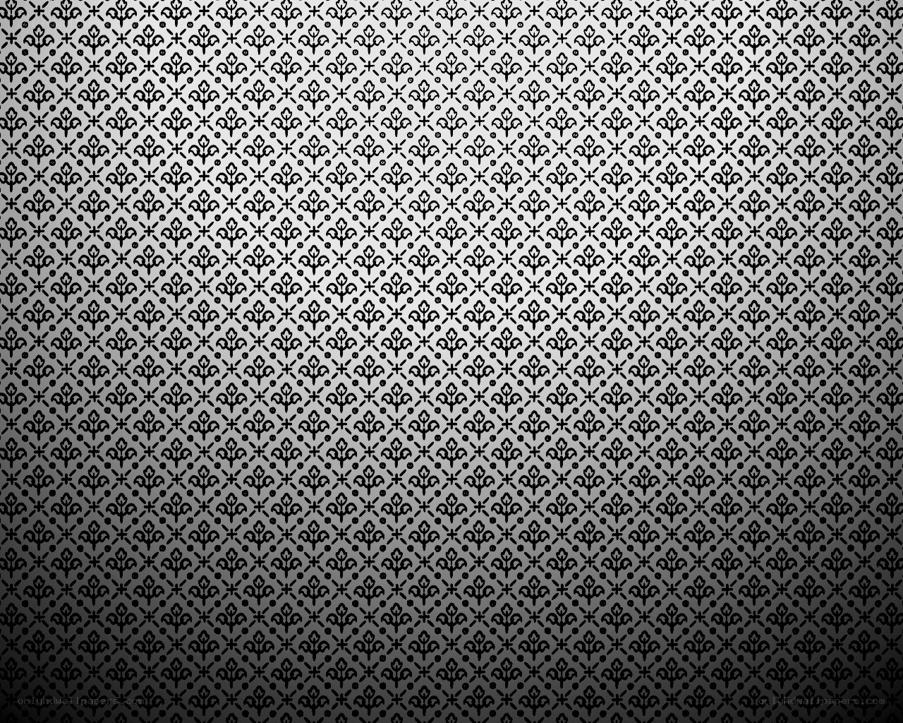 black and white floral pattern