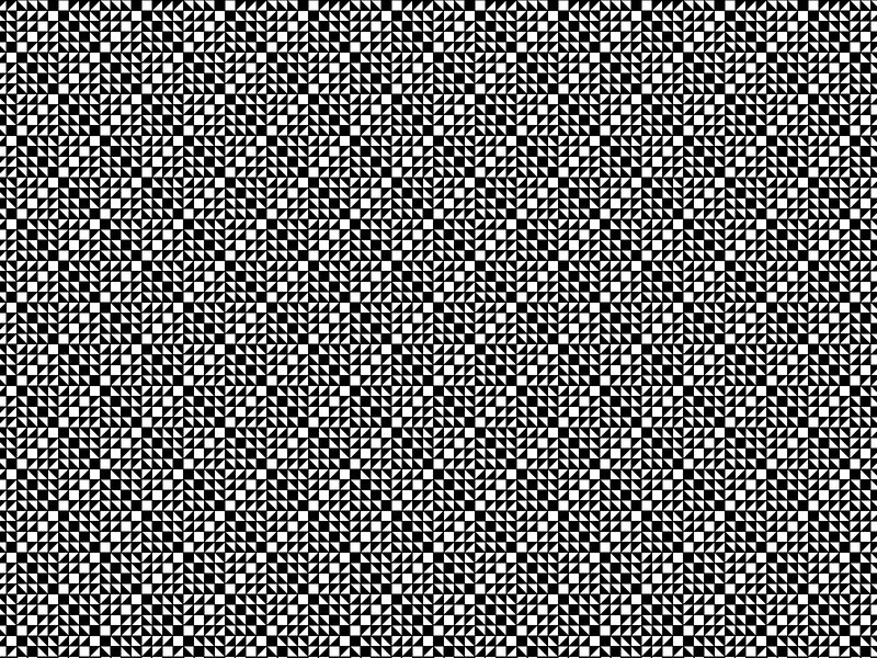 black and white geometric pattern