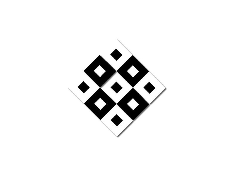 Black and White Geometric Pattern — Neutral