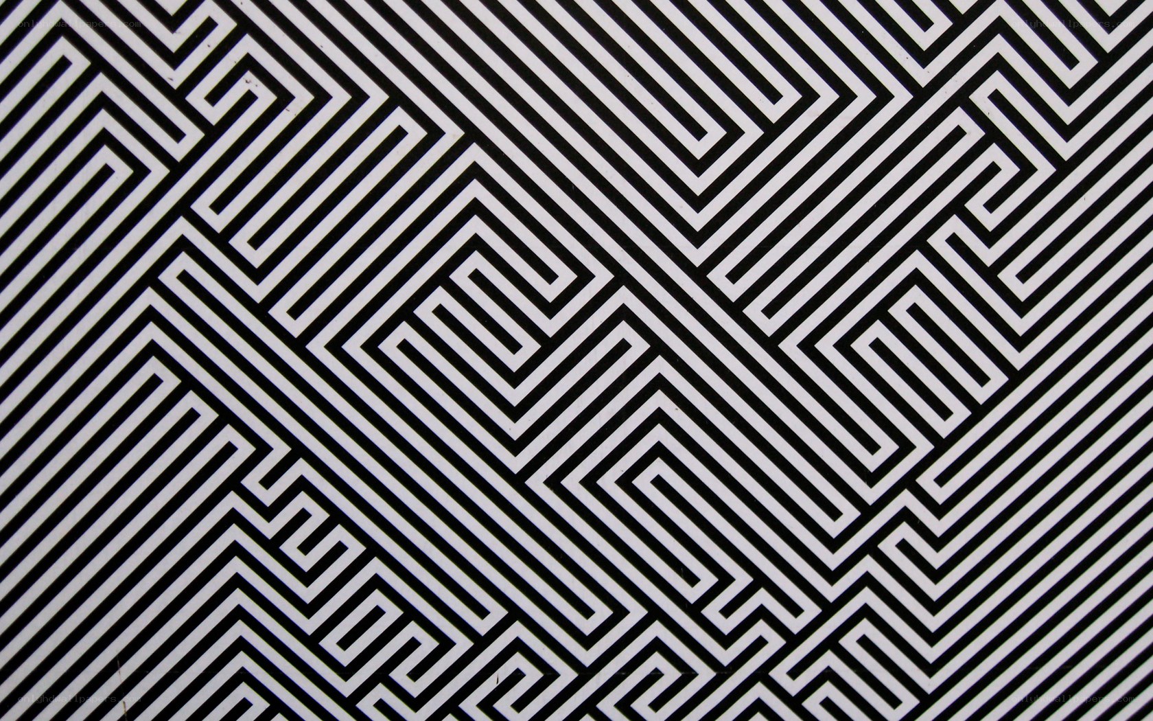black and white geometric pattern