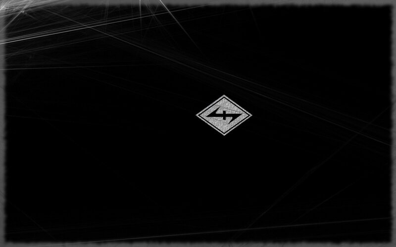 black and white logo background