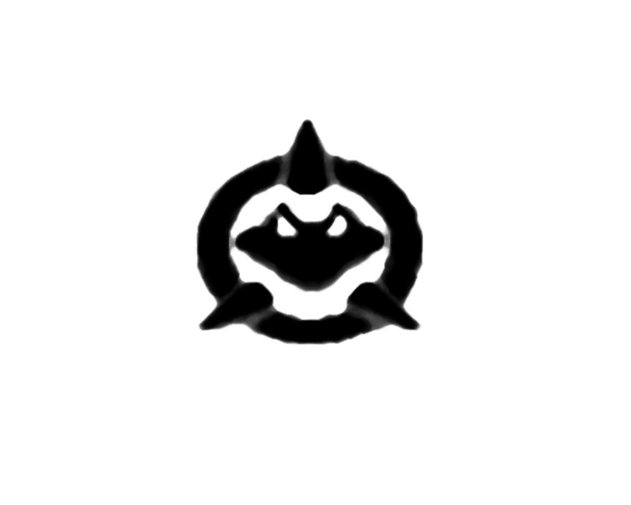 black and white logo symbol