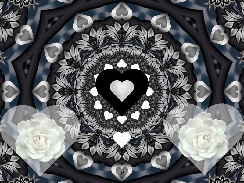 Black and White Mandala