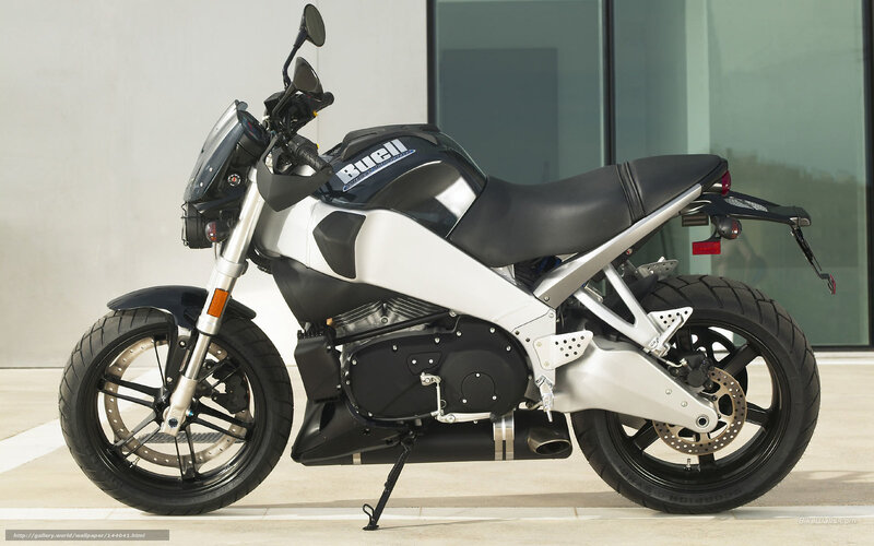 Black and White Motorcycle — Neutral, Afternoon