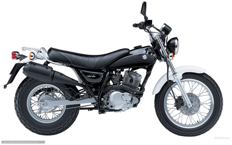 Black and White Motorcycle — Neutral, Photograph, Seat, Engine