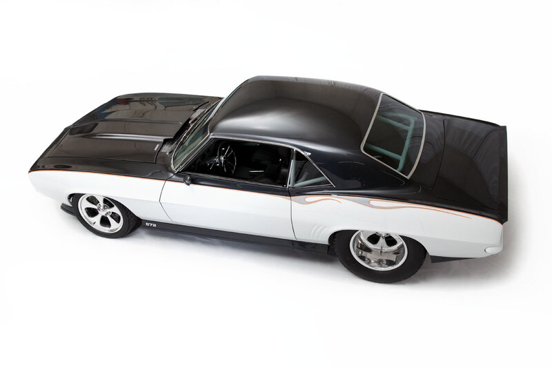 Black and White Muscle Car — Neutral, Photograph