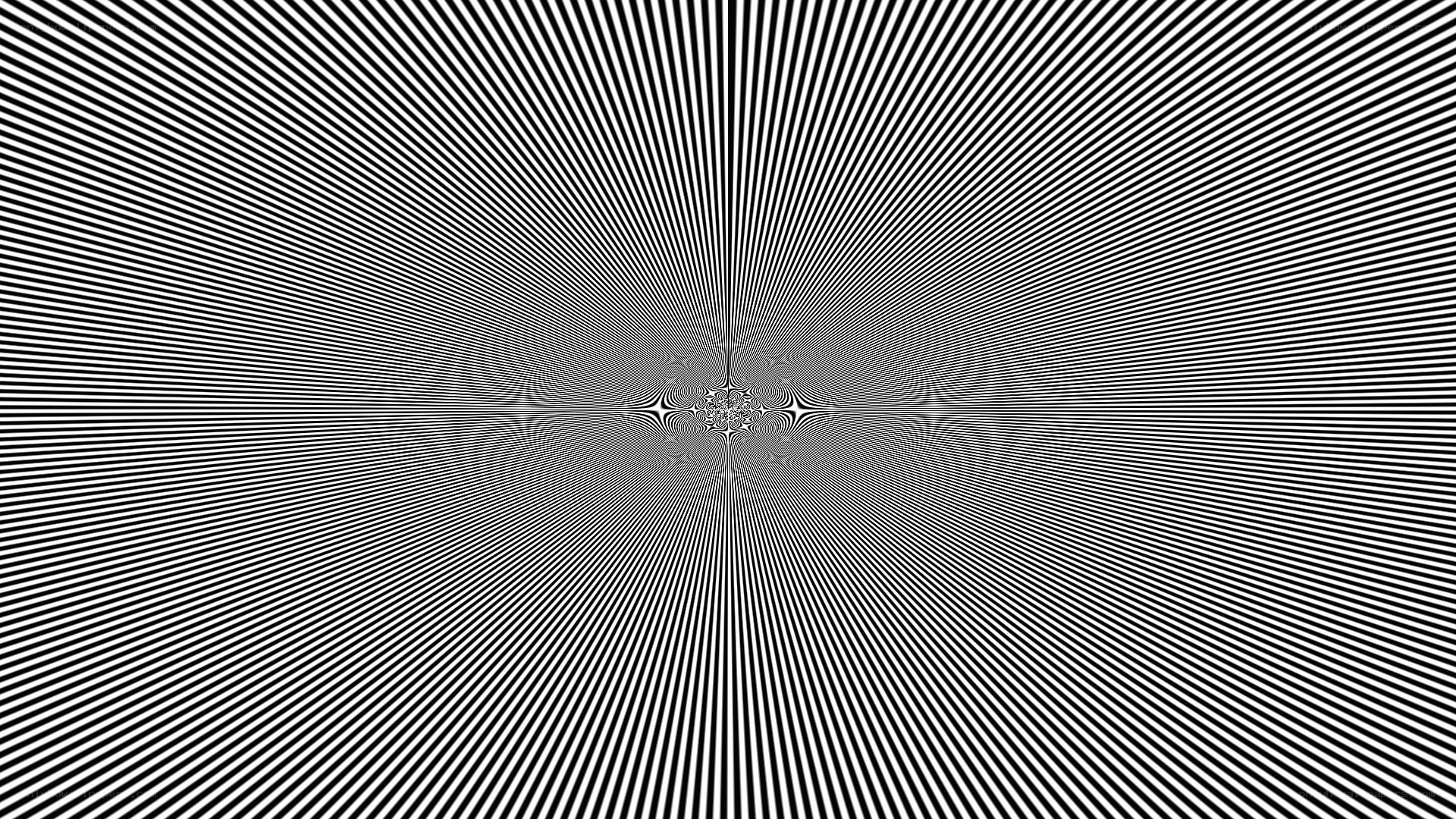 black and white optical illusion