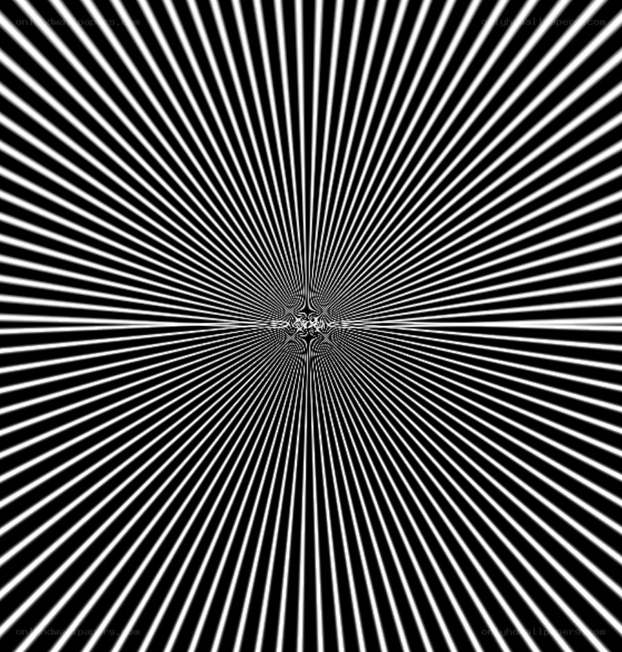 black and white optical illusion