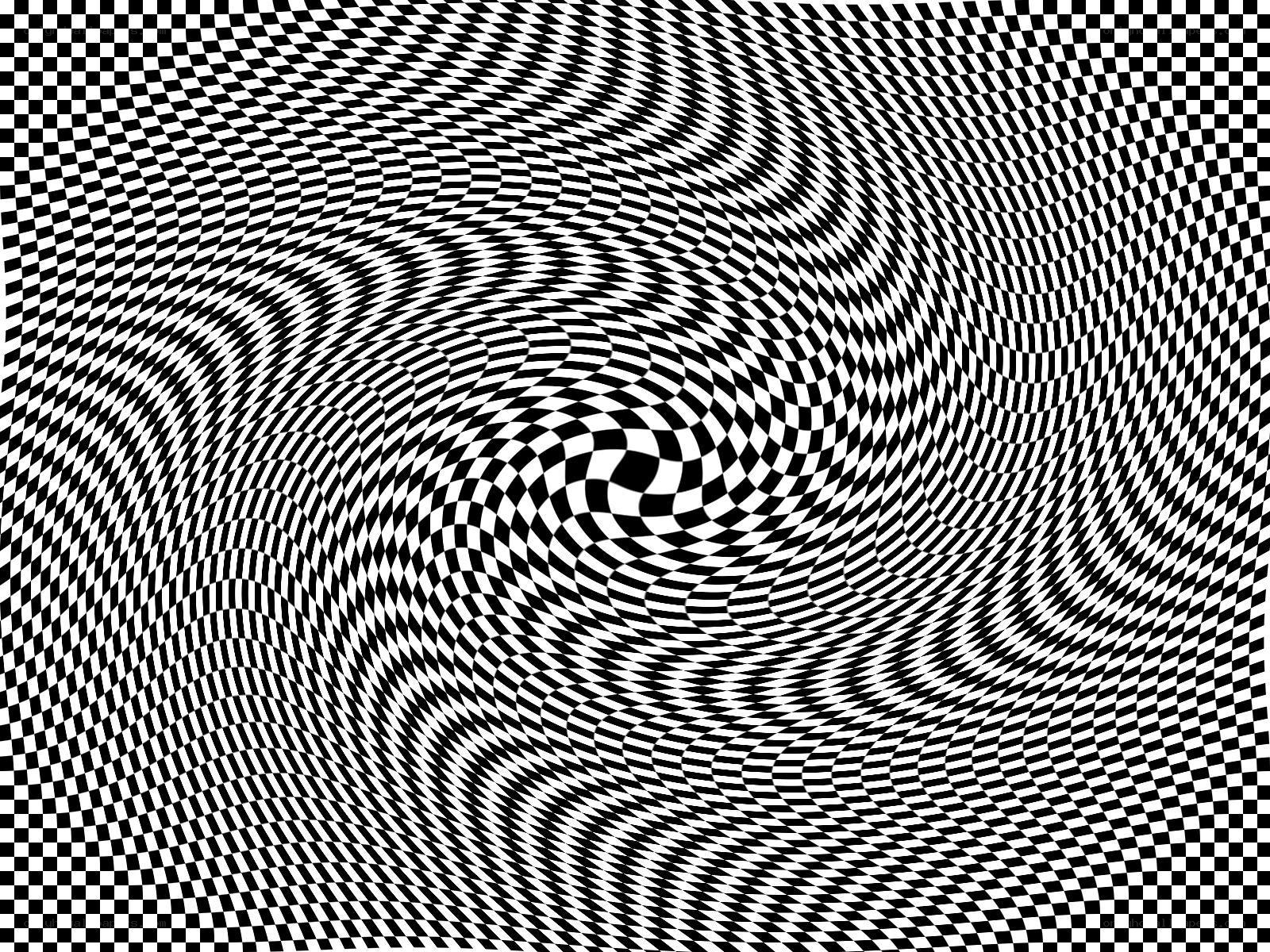 black and white optical illusion