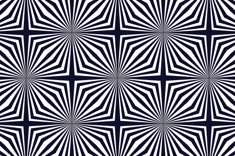 Black and White Pattern — Hypnotic, Abstract