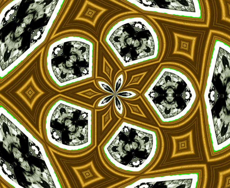 Black and White Photo Collage — Brown